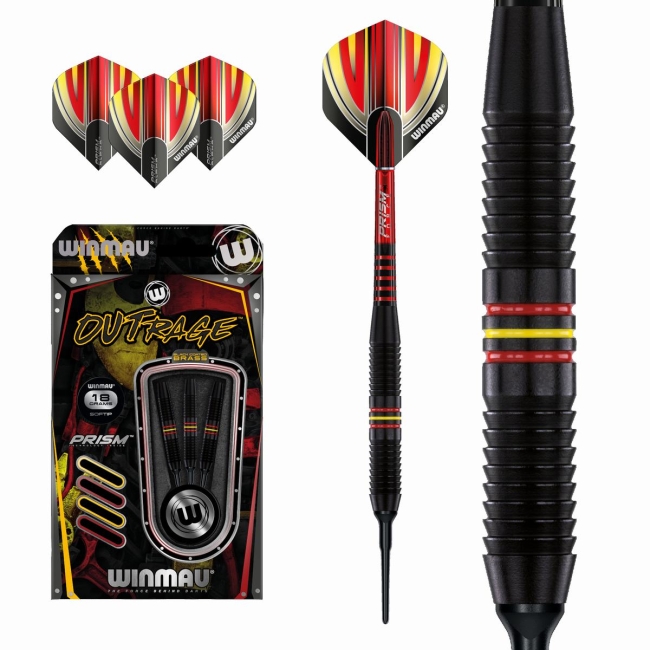 Winmau Outrage Softdart-Set 18 Gramm